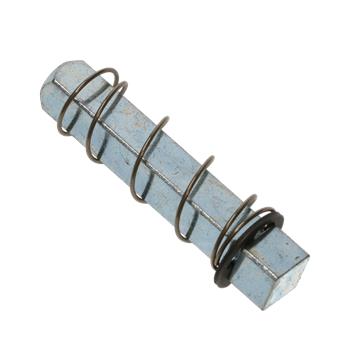 Verloopstift enkelzijdig 8 mm veer
